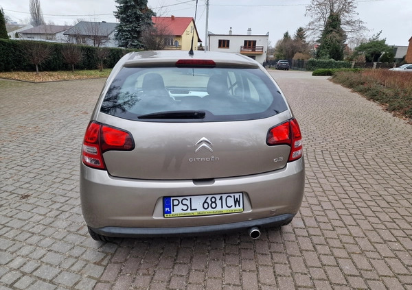 Citroen C3 cena 21300 przebieg: 74493, rok produkcji 2011 z Pasłęk małe 232